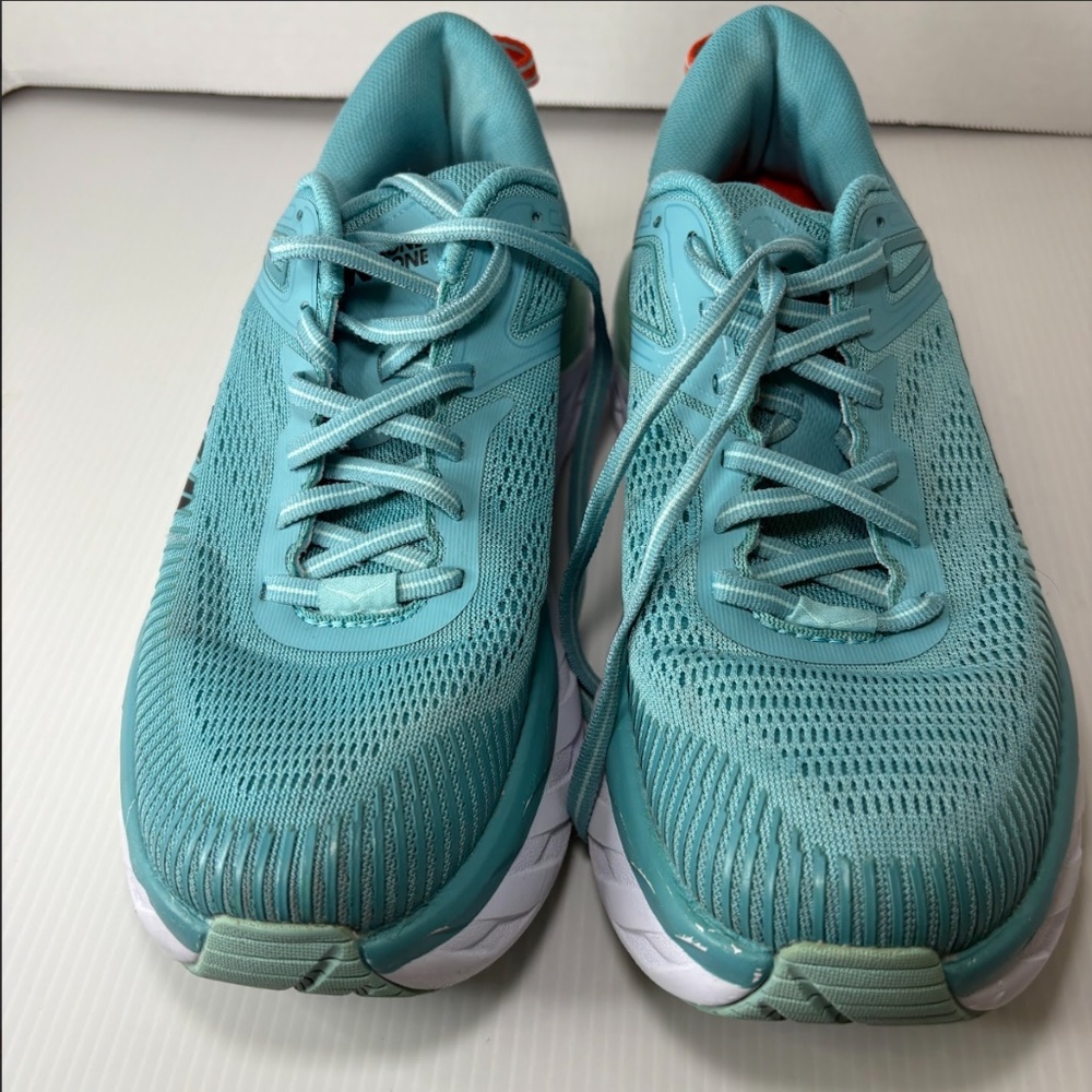 HOKA ONE Bondi 7 ATHLETIC Running SHOES in Eggshell Blue - Men’s - Size 8 US - Picture 8 of 16